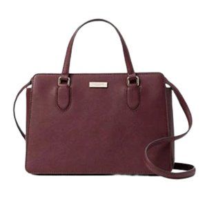 Kate Spade Laurel Way Reese Satchel Burgundy purple/Deep Cherry Handbag purse